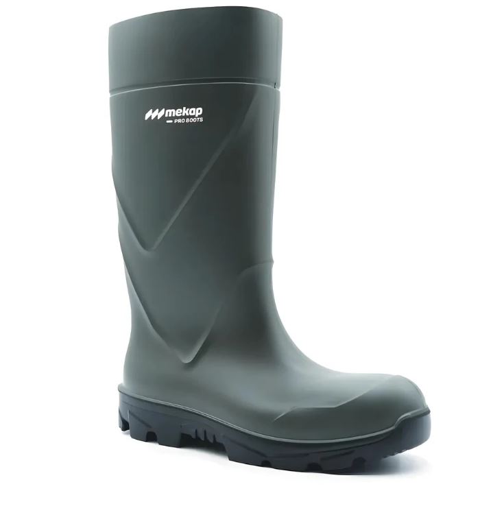 MEKAP PRO BOT PU ÇIZME UZUN NO:45 HAKI (ÇELIKSIZ)